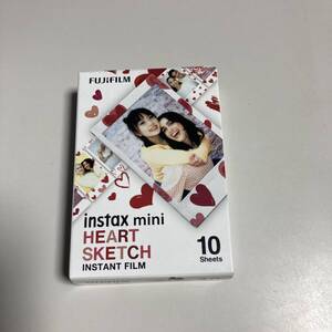 フジフィルム FUJIFILM instax mini チェキ フィルム HEART SKETCH 新品 未開封 EX00104