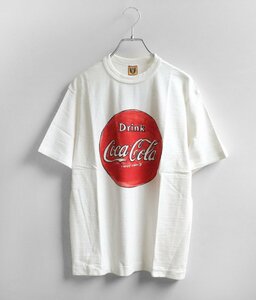 未使用* COCA-COLA × HUMAN MADE ◆ 手書き風 ロゴ Tシャツ Mサイズ 白 コカコーラ ヒューマンメイド ニゴ ◆33/G0711