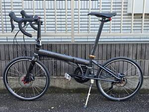 DAHON スルーアクスル ドロップハンドル 油圧ディスクブレーキ 魔改造車