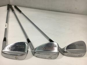 中古 ダンロップ マックスフライ 青木 ウエッジ WEDGE 3本SET オリジナルスチール[5065