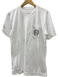 CHROME HEARTS◆Tシャツ/L/コットン/WHT