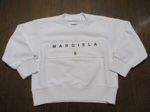 ★MM6 Maison Margiela/エムエムシックス メゾンマルジェラ★未使用 M60027 4Y スウェットトレーナー子供用 キッズ