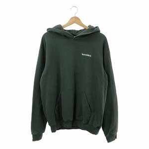 SPORTY&RICH / スポーティーアンドリッチ | 2021AW | SERIF LOGO HOODIE パーカー | グリーン | レディース