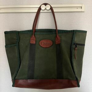 90s ORVIS オービス　トートバッグ レザートートバッグ llbean デラックストート レザーハンドル ビンテージ Lサイズ　RRL ラルフローレン 