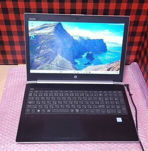 GPC1369■現状出品■HP ProBook 450 G5/ Core i5/メモリ-8GB/500GB/バッテリーなし