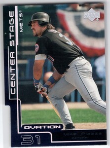 レアなダイカット！ Mike Piazza ＜2000 Upper deck Ovation Center Stage Rainbow 1:99＞