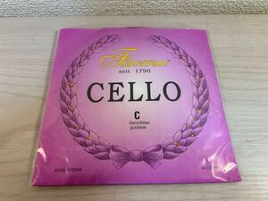 J03#22 ドイツ製 チェロ弦 新品未使用 【Fisoma / Cello /C 】Cガット/ Silver 希少品 旧東ドイツ 鳴り独特です。250108