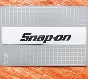 ＃★新品Snap-on/スナップオン　カッティングステッカー/デカール/ワッペン　ロゴステッカー 黒カーボン/シルバーカーボン柄転写ステッカー