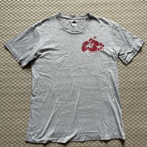 ハリウッドランチマーケット　ハリラン　Tシャツ グレー サイズ1 着用歴あり 送料ゆうパケット￥230ハイビスカス