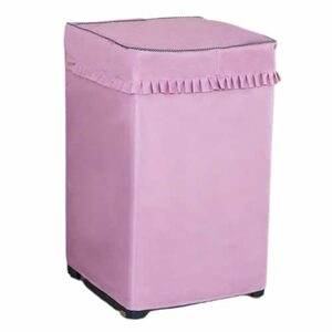 洗濯機カバー ピンクーＳ 老化防止 屋外 防水 防塵 防湿 紫外線遮断 日焼け止め 厚手 過熱保護 3面包み （5～6kg対応）Ｗ52cm Ｄ5