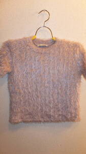 ★ZARA★TRAFALUC Ladies Tops size S ザラレディーストップス サイズS　モフモフした感じのシャツ USED IN JAPAN