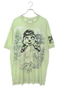 ジバンシィ Tシャツ サイズ:L AngelプリントオーバーサイズTシャツ 中古 SB01