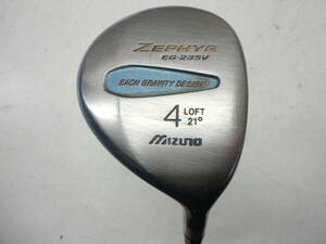 ★即決！★mizuno/ミズノ★レディース右打ち用フェアウェイウッド/4番ウッド/4W★ZEPHYR EG-235V/ゼファー★L★21°★