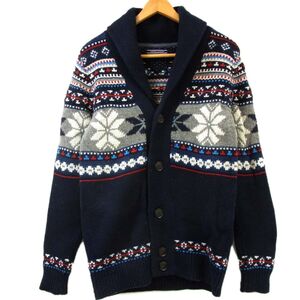 ◆TOMMY HILFIGER トミーヒルフィガー ショールカラー カーディガン ニットジャケット メンズ 1円スタート