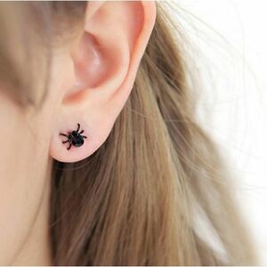 ♪♪即決♪♪　Black Spider ピアス