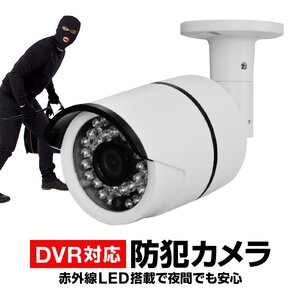 屋外設置可 赤外線LED搭載防水CMOSカメラ【丸タイプ】H102B