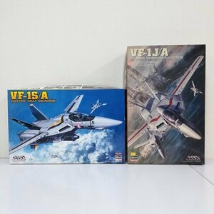 mJ917c [未組立] ハセガワ 1/48 マクロス VF-1S/A バルキリー スカル小隊 VF-1J/A バルキリー バーミリオン小隊 | プラモデル U