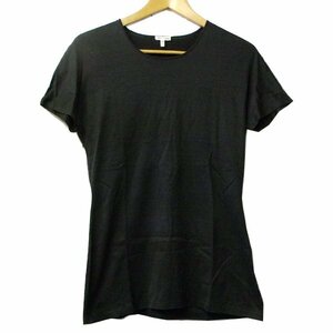 エルメス 半袖 Tシャツ トップス L 黒 コットン100％ 【330983】