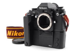 【美品】Nikon F3 Eye Level 35mm SLR Film Camera & MD-4 #647