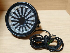 自転車用LEDヘッドライト ワンオフ加工品 モバイルバッテリー駆動 E-BIKE ファットバイク マウンテンバイク MATE SUPER73