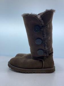 UGG australia◆ロングブーツ/23cm/BRW/スウェード/1873W/ブラウン/ムートン/茶色/靴/