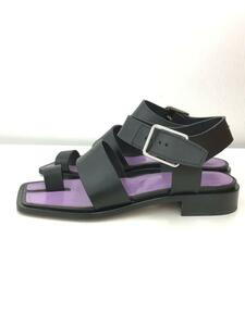 Maison Margiela◆20SS/tabisandal/足袋サンダル/36/BLK/レザー/S58WP0173