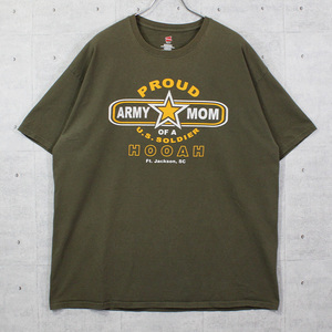 XXL / 古着 Tシャツ 半袖 Hanes ヘインズ アーミー 米軍 フォートジャクソン US トップス SMO-2209002