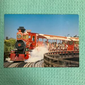 ディズニー　ハガキ　ポストカード　POSTCARD 昭和レトロ　東京ディズニー　ウエスタンリバー鉄道