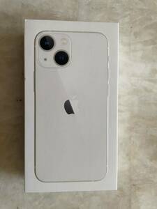 iphone13 mini 256G ホワイト 箱 & 付属品 未使用　本体無し