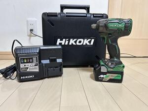 HIKOKI ハイコーキ WR 36DC 36V インパクトレンチセット。