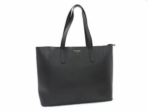 1円 ■美品■ COLE HAAN コールハーン GRANDSERIES レザー トートバッグ ショルダー 肩掛けかばん メンズ レディース ブラック系 FA8658