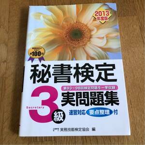 送料込み★秘書検定3級 実問題集★