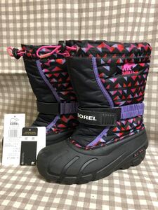 【送料込】SOREL（ソレル）スノーブーツ・防寒ブーツ・子供用ブーツ（２２ｃｍ）