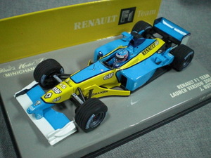 PMA ミニチャンプス 1/43 2002年 ルノー F1 チーム ランチバージョン J・バトン ＃15