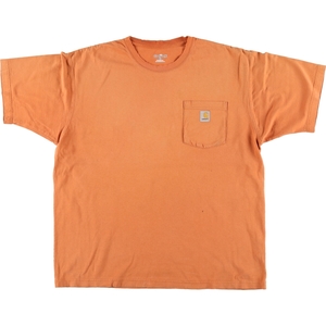 古着 カーハート Carhartt 半袖 ワンポイントロゴポケットTシャツ メンズL /eaa432387