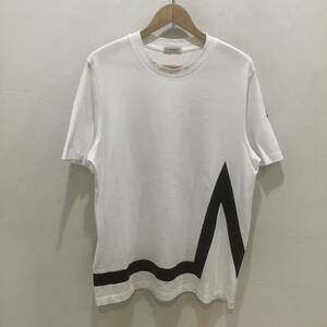 MONCLER モンクレール H2091C00001 T-shirt Tシャツ 半袖 white 白 ホワイト サイズS 677561