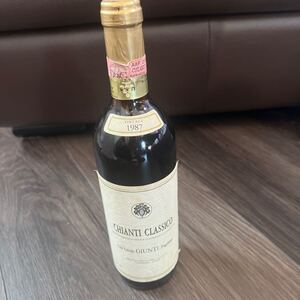 【未開栓】 Chianti Classico 1987赤ワイン 750ml 14度未満