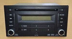 動作品 日産/三菱 純正 カーオーディオ B8185-89951 HS-C5482A MP3/AUX対応 CDデッキ