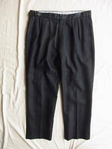 ユナイテッドアローズ別注 GBS trousers ジービーエス トラウザーズ コットンシルクデニム　2プリーツ　テーパードシルエットパンツ