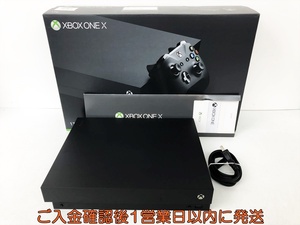 【1円】Microsoft XBOX X 本体/箱 セット 1TB ブラック Model 1787 初期化/動作確認済 D10-423jy/G4