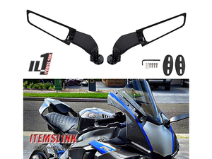 新品 LK13-4 可変 アルミ製 スリム ウイング ミラー カウルミラー CBR400RR CBR600RR CBR600F CBR600/F1/F2/F3/F4/F4i CBF1000F SC64 汎用