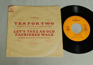 ★日7inch FRANK SINATRA &DINA SHORE/TEA FOR TWO PROMO ONLY★