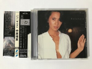 SL820 中原理恵 / GOLDEN J-POP -THE BEST- 【CD】 0818