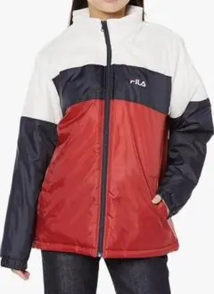 FILA 中綿ジャケット 赤 ネイビー ホワイト 紺 白 冬服 ジャンパー 新品