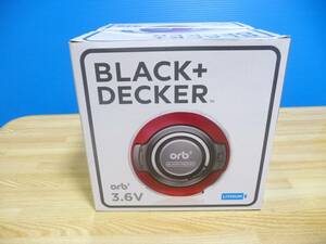 ◆新品未開封 ブラック&デッカー BLACK&DECKER 球体型ハンディークリーナー ORB36LR [リチウムオーブ／レッド] 在庫ラスト