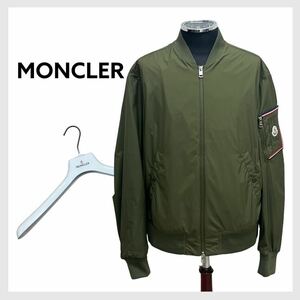 国内正規品 ハンガー付き MONCLER モンクレール 23SS BHARANI バラニ 袖ワッペン ナイロン ボンバージャケット メンズ 1A001-56-54A81