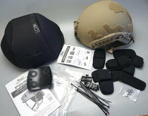 オップスコア 官給品 OPS-CORE FTHS BALLISTIC HELMET ASSEMBLY サイズ M TAN499（ PEQ PVS PSQ ATPIAL ptw トレポン wilcox)