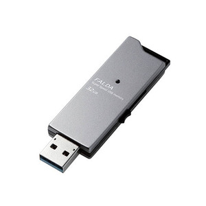 【5個セット】エレコム USBメモリー/USB3.0対応/スライド式/高速/DAU/32GB/ブラック MF-DAU3032GBKX5