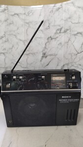 S1193 SONY ICF-9090 ギターアンプ 昭和レトロ AM&FMラジオ ヴィンテージ/希少/ソニー 通電&ラジオ受信OKその他詳細動作未確認 現状品 JUNK