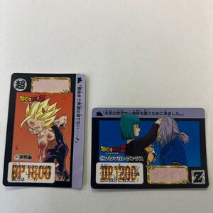 当時物　1993年　バンダイ　 ドラゴンボールZ カードダス　　　506 607